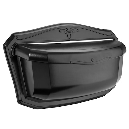 Perfectpatio Villa Wall Mount Mailbox, Black PE2522225